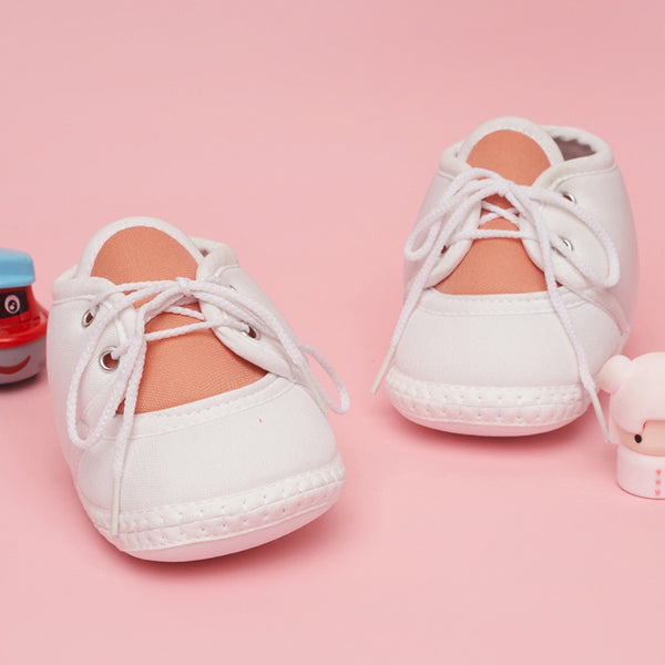 6 To 12 Months Baby Boys & Baby Girls Cute Soft Cotton Pre-Walker Lace Booties (Light Pink)-BT4703