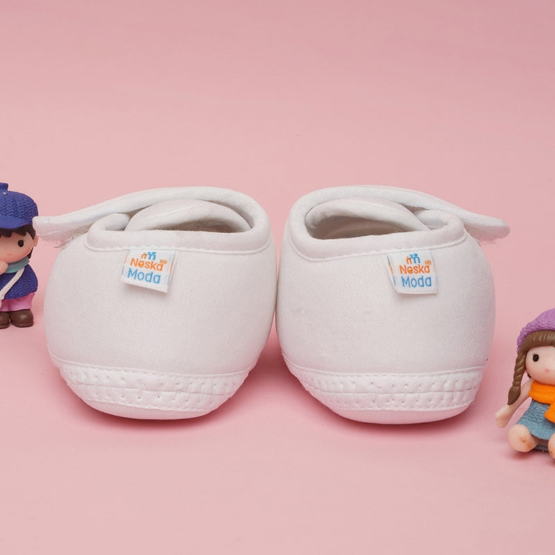 6 To 12 Months Baby Boys & Baby Girls Cute Soft Cotton Pre-Walker Sports Booties (Brown)-BT4706