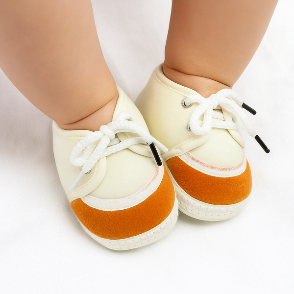 6 To 12 Months Baby Boys & Baby Girls Lace Velvet Shoe/Booties (Dark Brown)-BT4948