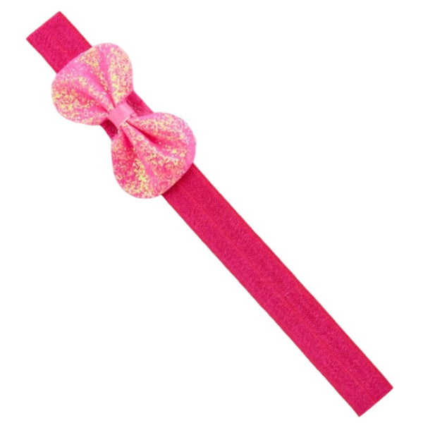 3 Months to 6 Years Baby Girls Cotton Soft Hair Band/Head Band Bow Design Hair Band (Pink)