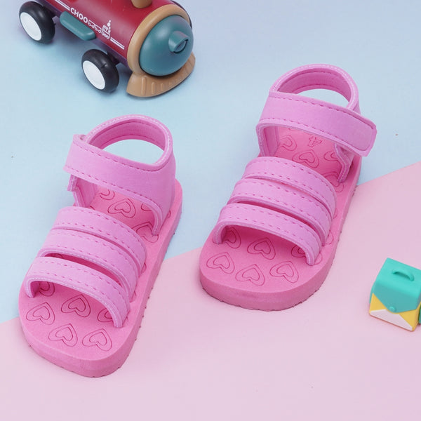 Kids Eva Velcro Sandals For Baby Girls First Walking Sandals For 6 To 9 Months -BT4124