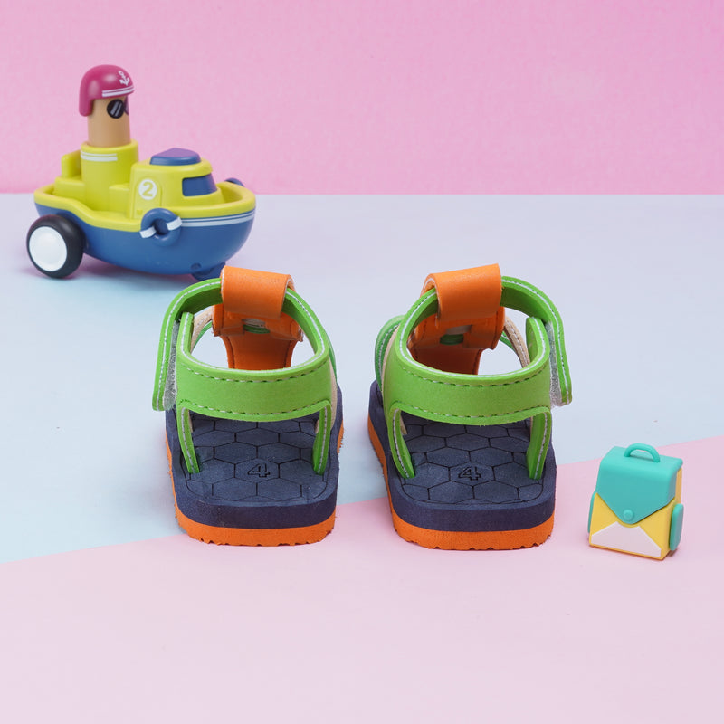 Kids Eva Velcro Sandals For Baby Girls and Boys/First Walking Sandals For 15 To 18 Months -BT4115