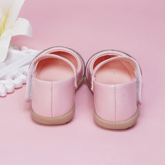 Neska Moda Synthetic Leather Ballerinas for Girls (Pink)