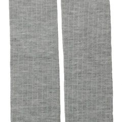 Unisex Cotton Plain Calf Length Grey Kids Long Socks-SK1492
