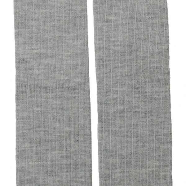 Unisex Cotton Plain Calf Length Grey Kids Long Socks-SK1492