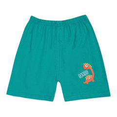 Boys & Girls Cotton Kids Half T-shirt Pant Clothing set/Night Dress (Yellow,Mint)-BD170