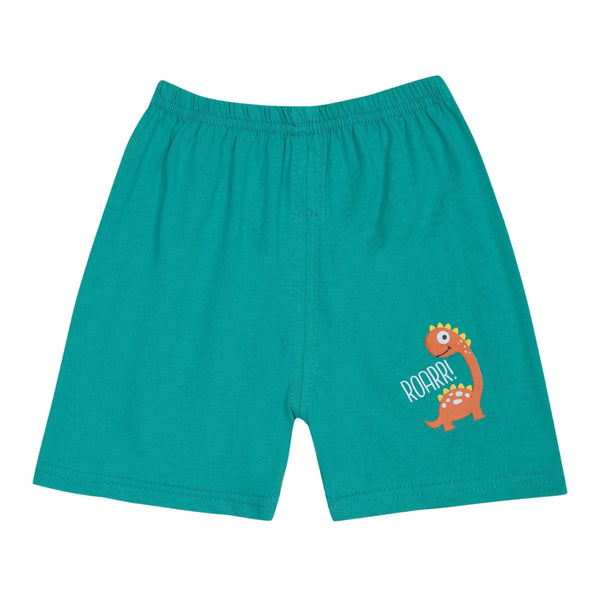 Boys & Girls Cotton Kids Half T-shirt Pant Clothing set/Night Dress (Yellow,Mint)-BD170