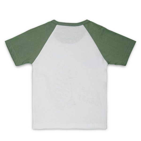 Boys & Girls Cotton Kids Half T-shirt Pant Clothing set/Night Dress (White,Grey)-BD176