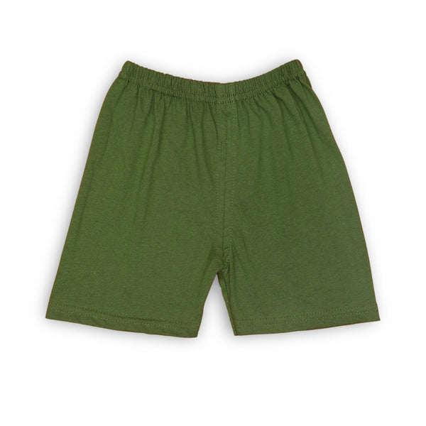 Boys & Girls Cotton Kids Half T-shirt Pant Clothing set/Night Dress (White,Green)-BD182