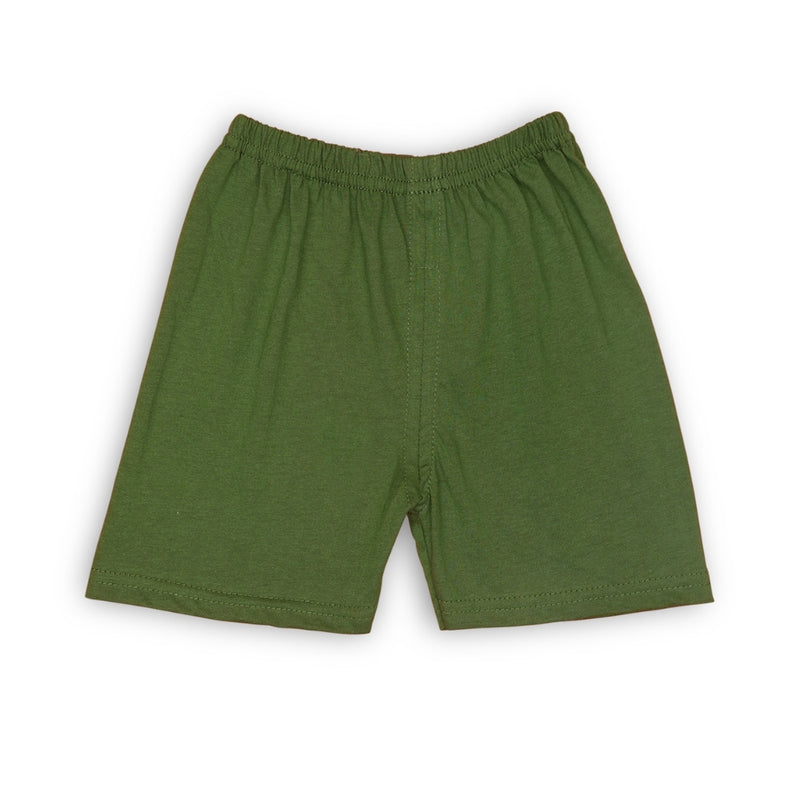 Boys & Girls Cotton Kids Half T-shirt Pant Clothing set/Night Dress (White,Green)-BD182