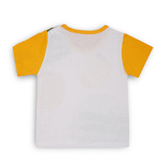 Boys & Girls Cotton Kids Half T-shirt Pant Clothing set/Night Dress (White,Green)-BD182