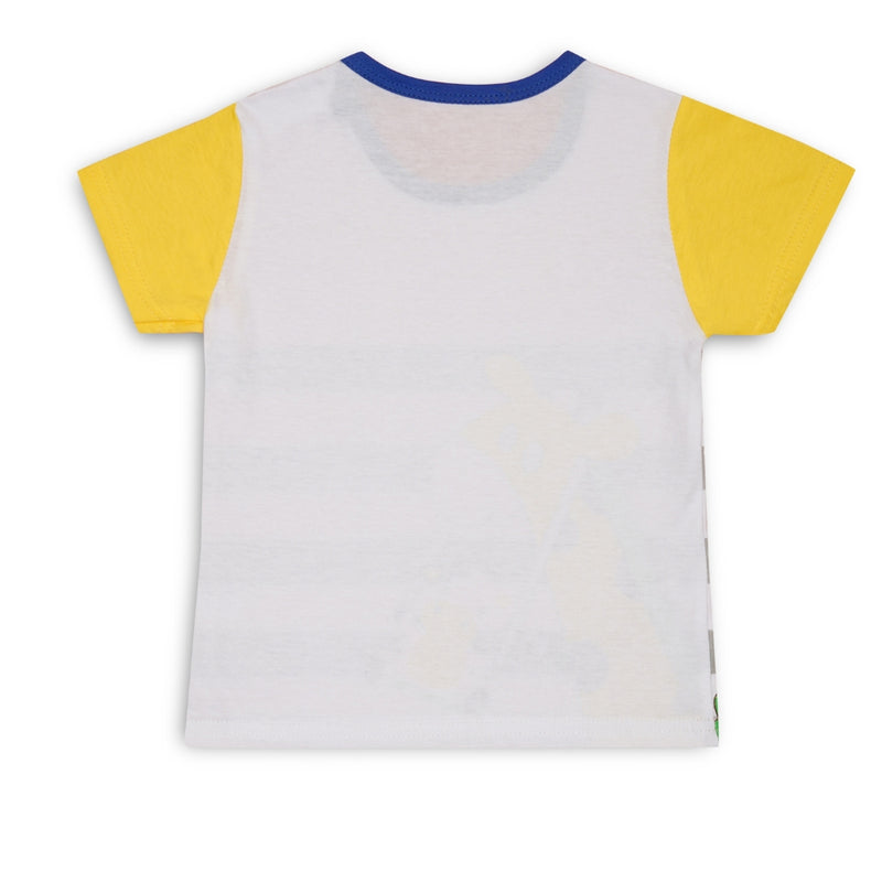Boys & Girls Cotton Kids Half T-shirt Pant Clothing set/Night Dress (White,Navy)-BD185