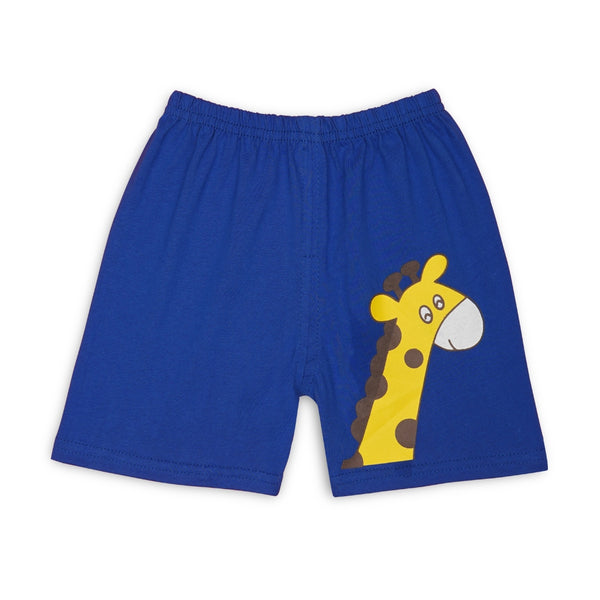 Boys & Girls Cotton Kids Half T-shirt Pant Clothing set/Night Dress (White,Navy)-BD185