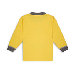 Boys & Girls Cotton Kids Full T-shirt Pant Clothing set/Night Dress (Yellow,Grey)-BD191