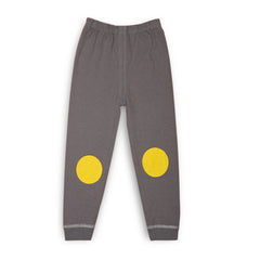 Boys & Girls Cotton Kids Full T-shirt Pant Clothing set/Night Dress (Yellow,Grey)-BD191