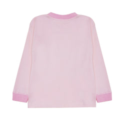 Boys & Girls Cotton Kids Full T-shirt Pant Clothing set/Night Dress (Baby Pink)-BD194