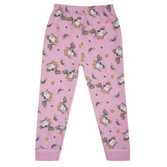Boys & Girls Cotton Kids Full T-shirt Pant Clothing set/Night Dress (Baby Pink)-BD194
