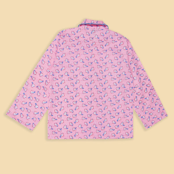 Boys Animal Print Cotton Nightwear/Night Suit