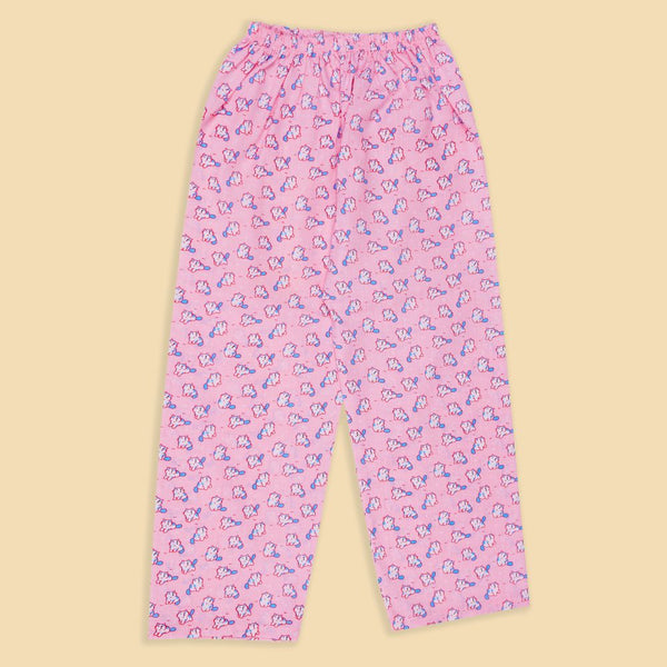 Boys Animal Print Cotton Nightwear/Night Suit