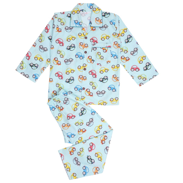 Baby Boys Cotton Top and Pyjama Combo Set Baby Dress/Night Suit (Mint)-BD304