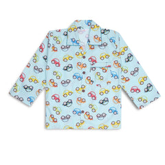Baby Boys Cotton Top and Pyjama Combo Set Baby Dress/Night Suit (Mint)-BD304
