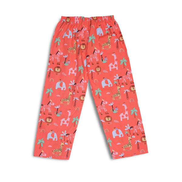Baby Boys Cotton Top and Pyjama Combo Set Baby Dress/Night Suit (Orange)-BD310