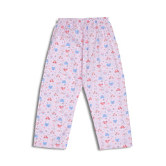 Baby Girls Cotton Top and Pyjama Combo Set Baby Dress/Night Suit (Baby Pink)-BD322