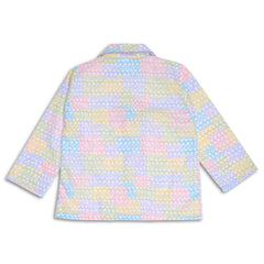 Baby Girls Cotton Top and Pyjama Combo Set Baby Dress/Night Suit (Multicolor)-BD328