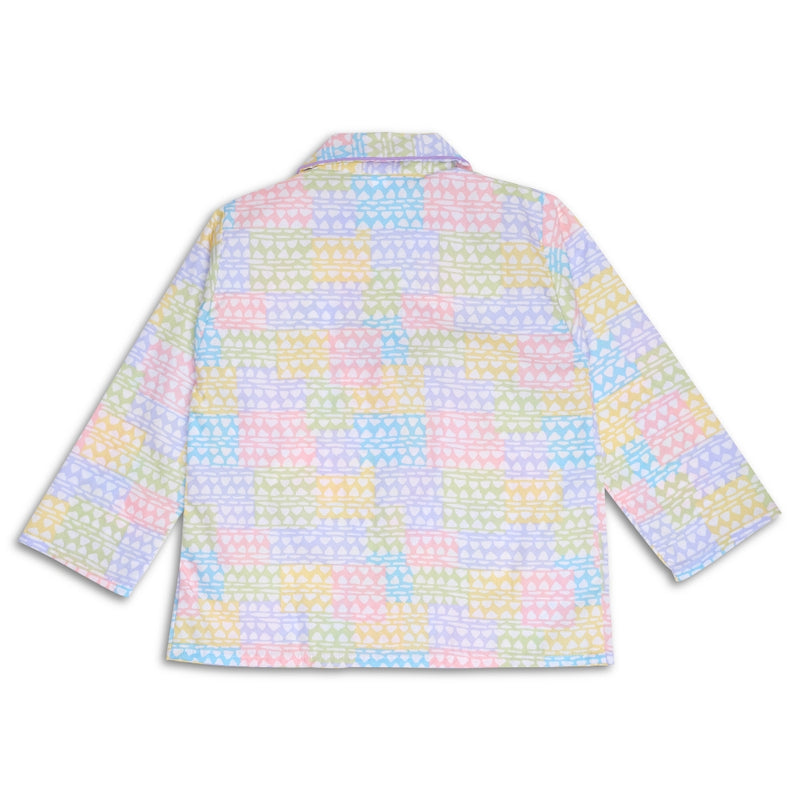 Baby Girls Cotton Top and Pyjama Combo Set Baby Dress/Night Suit (Multicolor)-BD328