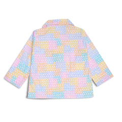 Baby Girls Cotton Top and Pyjama Combo Set Baby Dress/Night Suit (Multicolor)-BD334