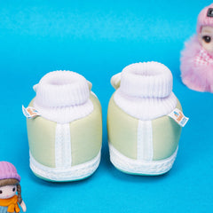 6 To 12 Months Baby Boys & Baby Girls Cute Soft Cotton Pre-Walker Rabbit Face Booties