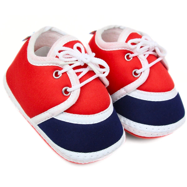 6 To 12 Months Baby Boys & Girls Soft Cotton Pre-Walker Lace Plain Booties (Red,Black)-BT2306
