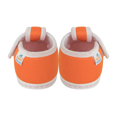 Neska Moda 6 To 12 Months Baby Boys & Girls Cotton Butterfly Velcro Booties