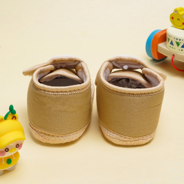 6 To 12 Months Baby Boys & Baby Girls Cotton Velcro Shoes/ Booties