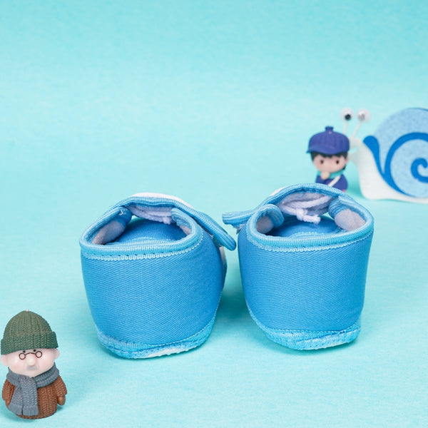 6 To 12 Months Baby Boys & Baby Girls Cotton Velcro Shoes/ Booties