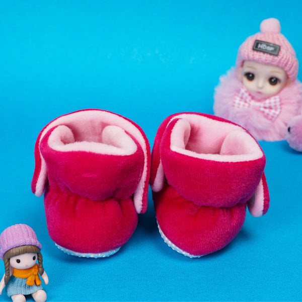Baby Boys & Girls 6 To 12 Months Moon Mama Skin Friendly Velvet Velcro Booties