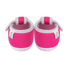 Neska Moda 6 To 12 Months Baby Boys & Girls Cotton Butterfly Velcro Booties