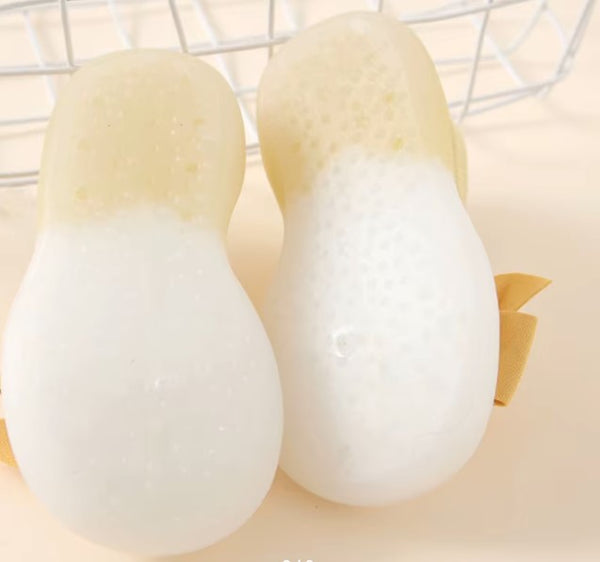 Baby Unisex Anti-Skid Silicon Sole Grip Bumper Socks Booties (Yellow)-BT4256
