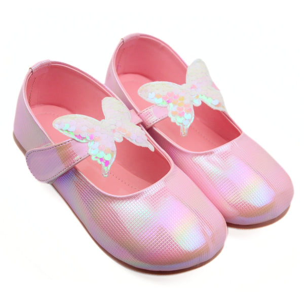 Neska Moda Girls Synthetic Leather Ballerinas/Belly Sandal (Pink)