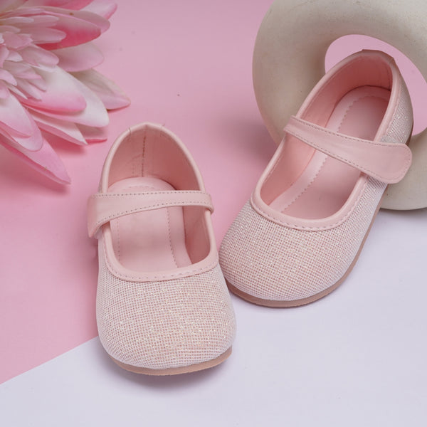 Neska Moda Girls Synthetic Leather Ballerinas/Belly Sandal (Pink)