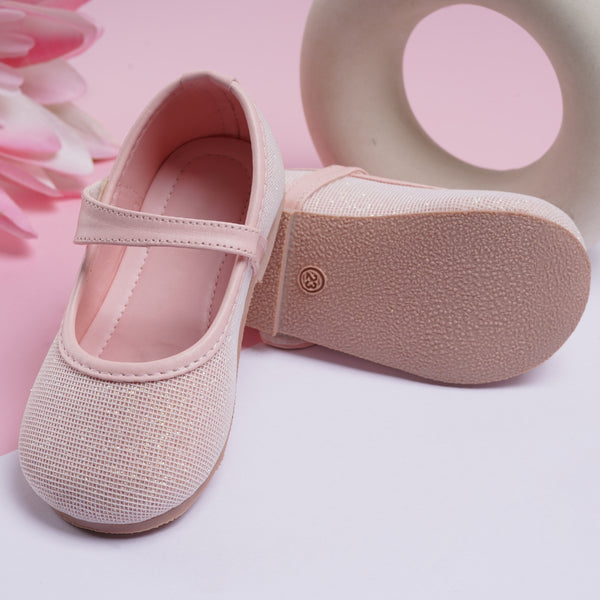 Neska Moda Girls Synthetic Leather Ballerinas/Belly Sandal (Pink)