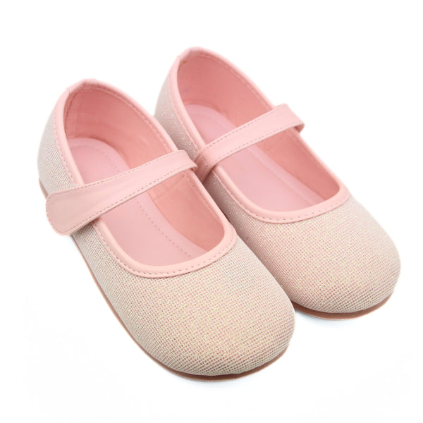 Neska Moda Girls Synthetic Leather Ballerinas/Belly Sandal (Pink)
