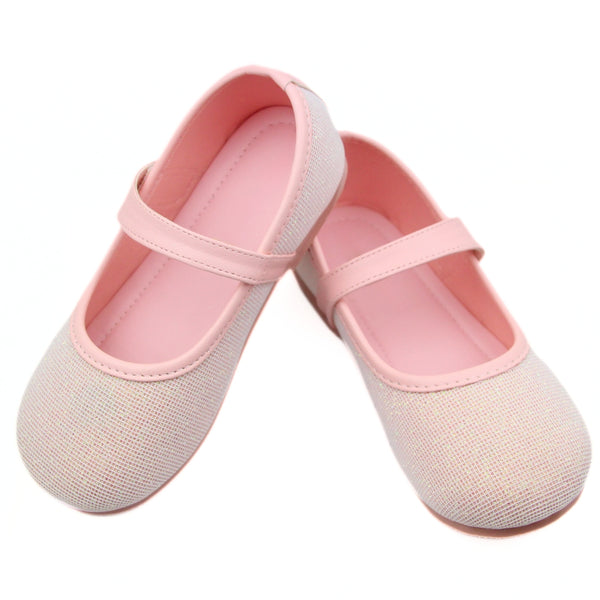 Neska Moda Girls Synthetic Leather Ballerinas/Belly Sandal (Pink)