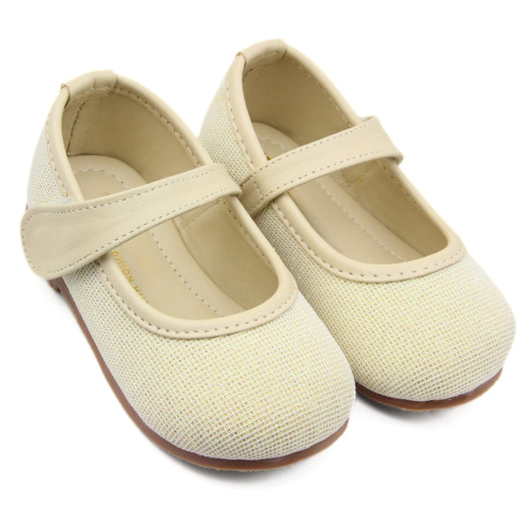 Neska Moda Girls Synthetic Leather Ballerinas/Belly Sandal (Gold)