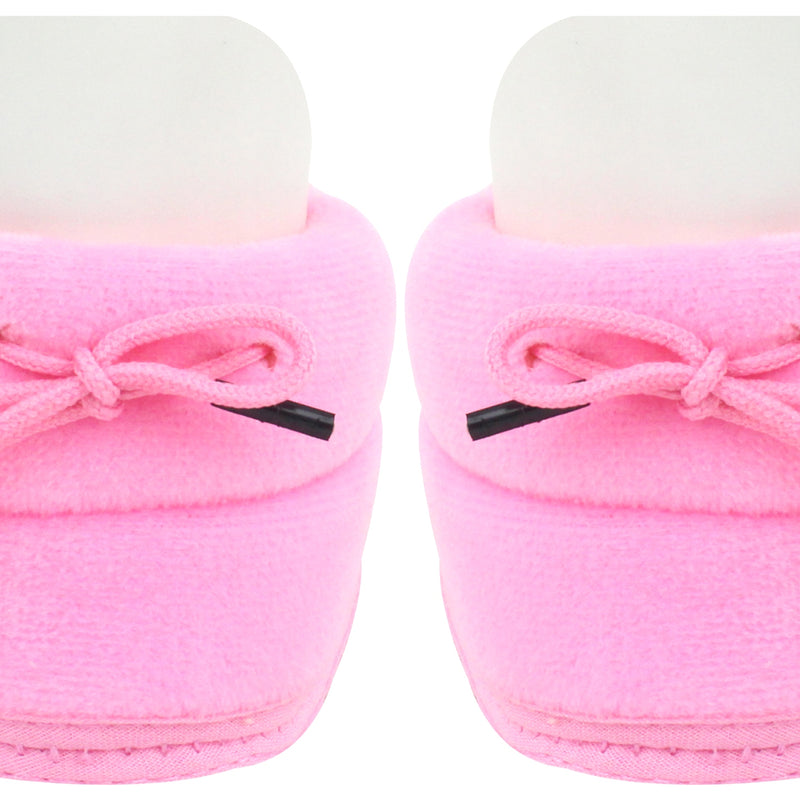 Baby Unisex Cotton Cat Face White,Pink Lace Booties-BT453