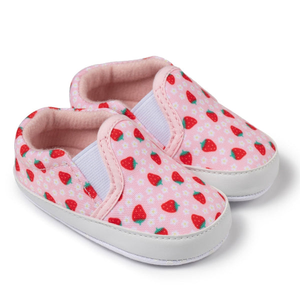6 to 12 Months Baby Boys & Girls Cotton Shoes,Infant Anti-Slip Sole Slip-On Booties (Pink)-BT4575