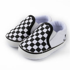 6 to 12 Months Baby Boys & Girls Cotton Anti-Slip Sneaker Shoes,Infant Slip On Booties (Black)-BT4602