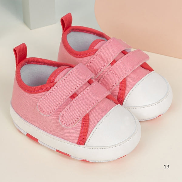 6 To 12 Months Newborn Baby Girls Belly Shoe Anti-Slip Sandal Booties (Red)-BT4621