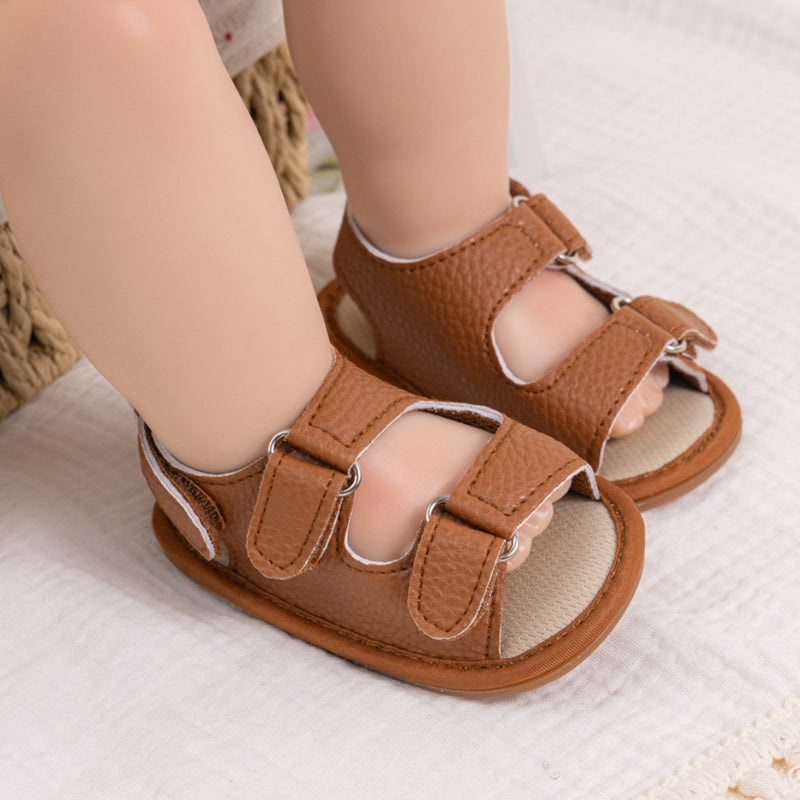 6 to 12 Months Baby Boys & Girls Shoes,Infant Non Slip Booties (Brown)-BT4681
