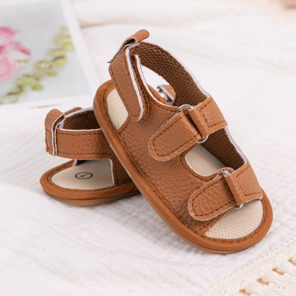 6 to 12 Months Baby Boys & Girls Shoes,Infant Non Slip Booties (Brown)-BT4681